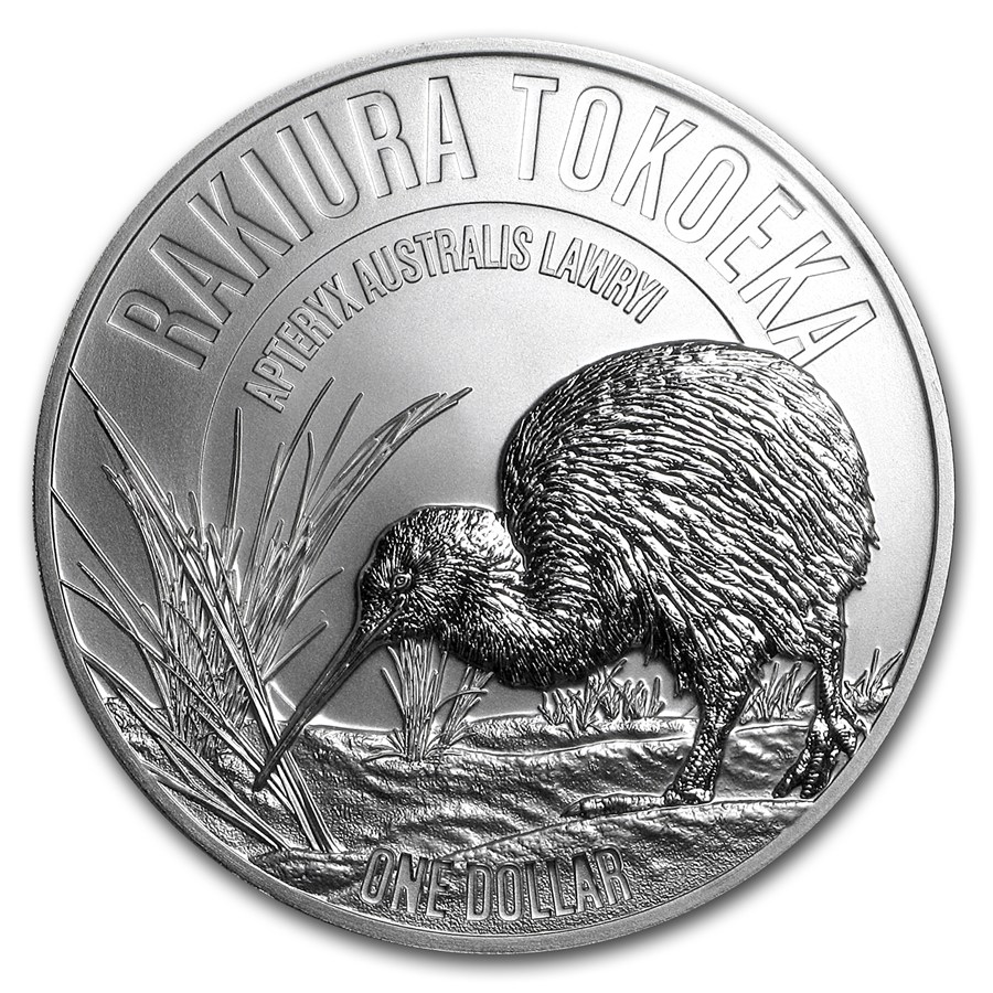 2017 Kiwi Silver Specimen Coin - Rakiura Tokoeka - Click Image to Close